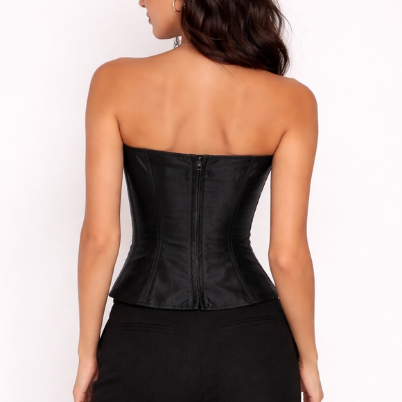 Black Corset Top - Picture 2 of 8